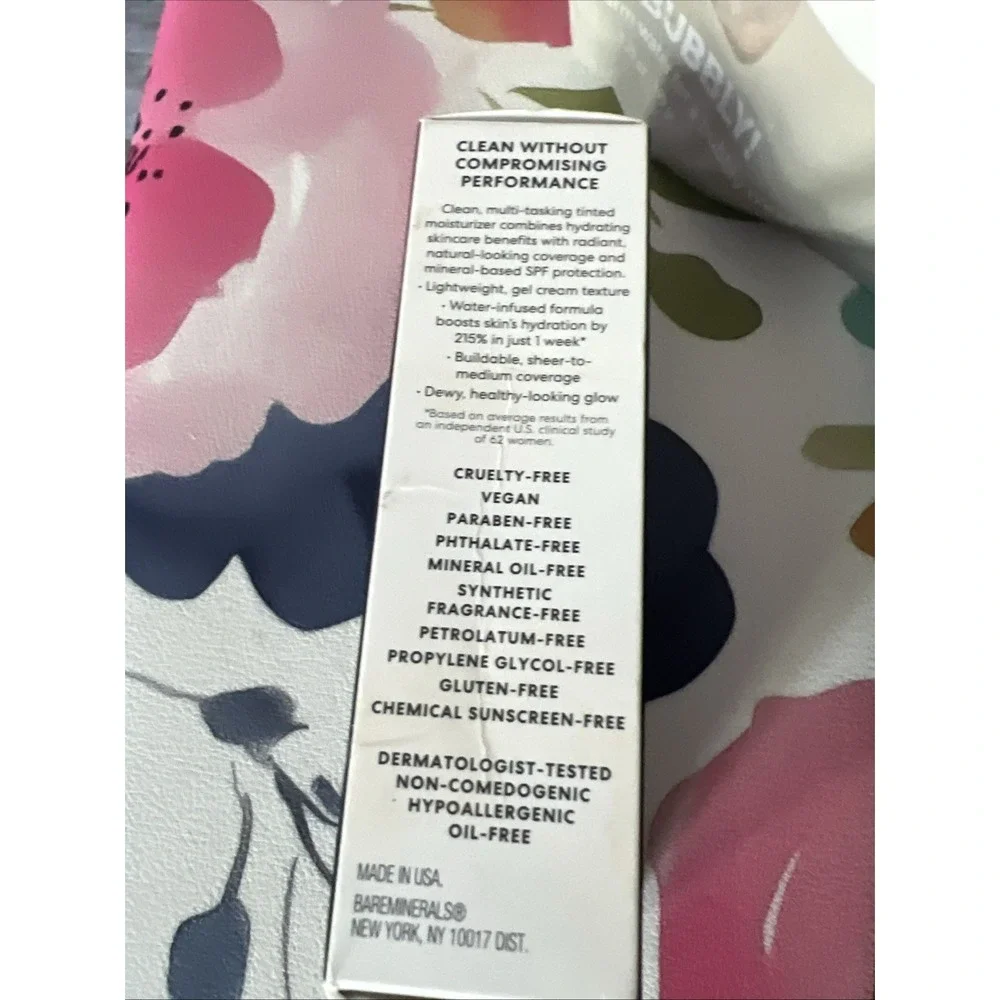 BareMinerals Complexion Rescue Tinted Hydrating Gel Cream 0.5 oz ~ Mahogany 11.5